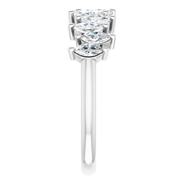 1.10 ct. Marquise Diamond Wedding Band-VIRABYANI